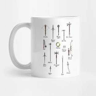 Medieval Weapons Mug